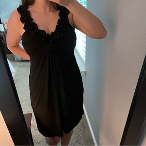 En Focus sleeveless black cocktail dress